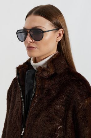 Mykita MYKITA X RIMOWA Black Sunglasses, Unisex, Black