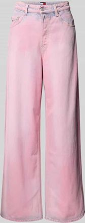 Tommy Jeans Loose Fit Jeans aus Baumwoll-Mix Modell CHARLIE MR LOOSE in Rosa, Gr&ouml;&szlig;e 26/30