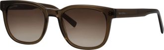 Marc O'Polo Sonnenbrille MARC OPOLO Modell 506233, Herren, gr&uuml;n, transparent, durchscheinend, leicht gl&auml;nzend, Sonnenbrillen Sonnenbrille, Form Karree/Soft, Logos