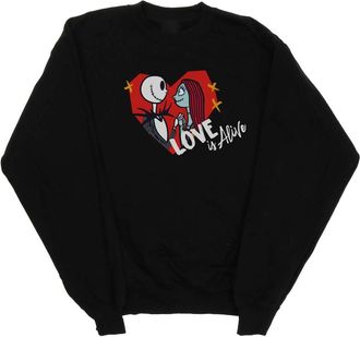 Disney Dames/Dames The Nightmare Before Christmas Love Is Alive Sweatshirt (Zwart)