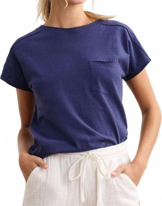 Hatley Ella Pocket Top In Patriot Navy
