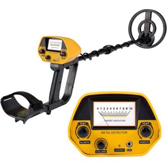 No Brand Detector De Metales De Alta Precisi&oacute;n Con Dos Modos - Bobina Impermeable - Altura Ajustable (78-108 Cm) - Pantalla Lcd - Apto Para Ambientes H&uacute;medos