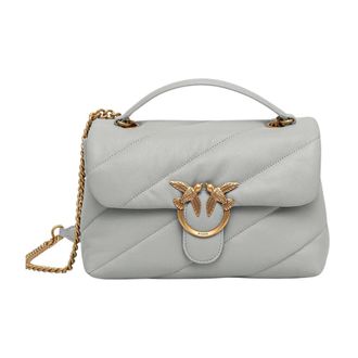 Pinko Love Classic Puff - Bags - Mujer - Gris - ONE SIZE