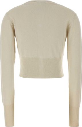 Vivienne Westwood Womens Bea Cardigan White Cotton Cashmere