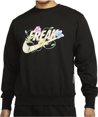 Nike Giannis Standard Issue Graphic Basketball Crew Black FJ9558-010