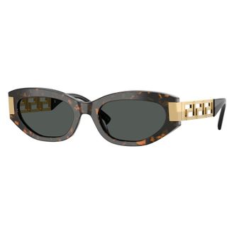 Versace Sunglasses, female, Brown, Size: 54 MM Cat Eye Sunglasses