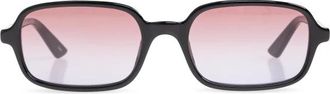 Chlo&eacute; Rechthoekige Zonnebril - Dames - Zonnebrillen - Zwart - 53 MM - Accessoires