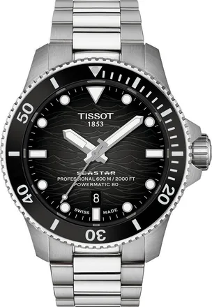 Tissot Seastar 2000 Professional Powermatic 80 Watch, 44mm in Grey Gradient at Nordstrom