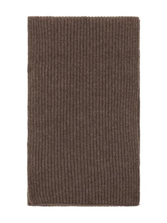Malo ribbed scarf - Brown