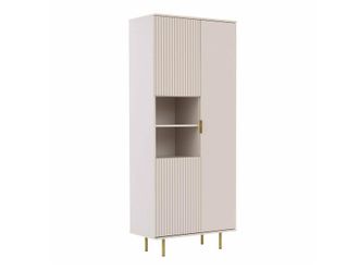 Mirjan24 Estanter&iacute;a Virdomi 104, Cachemira, Con Puertas, Cerrable, Mdf, Aglomerado Laminado, N&uacute;mero De Puertas: 0, N&uacute;mero De Cajones: 0, 190x80x41cm