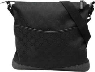 Gucci Borsa a tracolla vintage pre-owned in tela - - Pre-owned - Donna - Nero - ONE SIZE