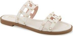 Kensie Malory Slide Sandal in Off White at Nordstrom Rack, Size 7.5