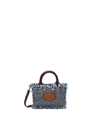 Hammitt Hammitt Olympia Tote Blueberry Sorbet Gold Mini