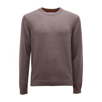 Sun 68 Truien & Vesten, Heren, Grijs, M, Wol, Wool Blend Crew-neck Sweater
