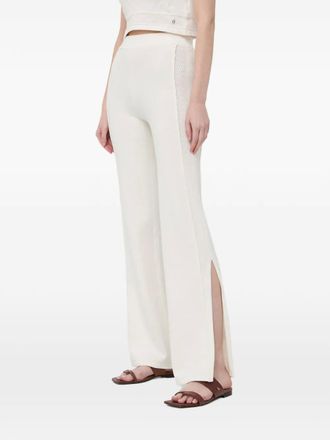 Guess Co side-slit trousers - Neutrals