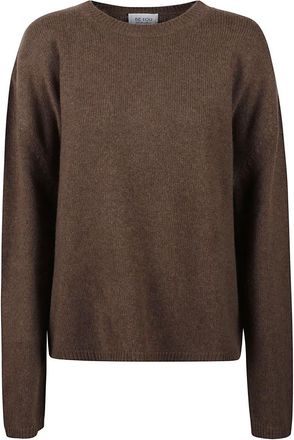 Be You Jersey de cuello redondo - Knitwear - Mujer - Marr&oacute;n - S