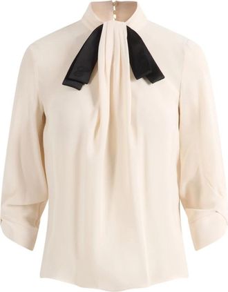 Elisabetta Franchi Mujer, Blusas y Camisas, Beige, Talla: L