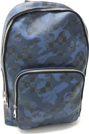Louis Vuitton Blue Damier Cobalt Damier Canvas Backpack (Pre-Owned)