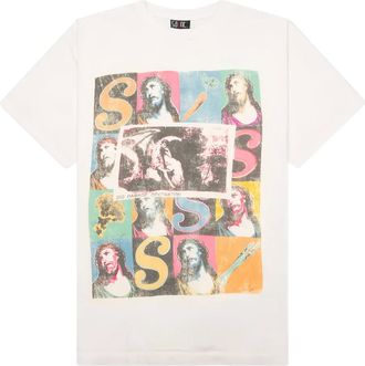 Saint Mxxxxxx x Sean Wotherspoon T-shirt con stampa - Bianco