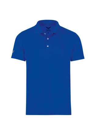 Trigema Poloshirt TRIGEMA TRIGEMA Klassisches Poloshirt COOLMAX, Herren, Gr. 4XL, blau (royal), 100% Polyester (recycelt), Shirts Poloshirt