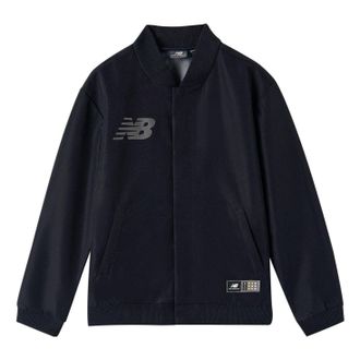 New Balance Logo Teamwear Jacket Asia Sizing Black NAA1R041-BK