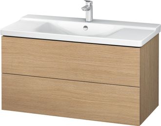 Duravit Duravit L-cube Mueble De Pared 1020mm, Profundidad 481, 2 Cajones, Adecuado Para P3 Comfort Art&iacute;culo 233210, Color: Decoraci&oacute;n Roble Europeo - Lc62500