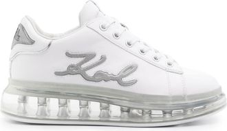 Karl Lagerfeld Kapri Kushion leather sneakers - women - Leather - 37 - White