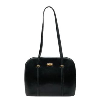 Bally Pre-owned Shoulder Bags, female, Black, Size: ONE SIZE Pre-owned Leather Shoulder Bag