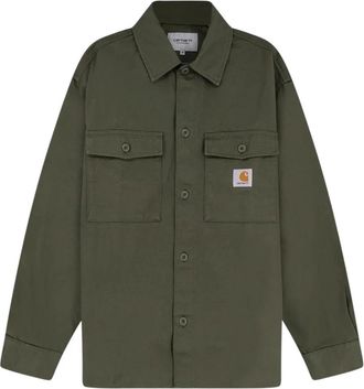 Carhartt Work in Progress Kelly Shirt Jacket - Heren - Zomerjassen - Groen - M - Katoen - Jassen