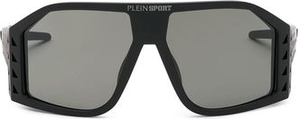 Plein Sport The Wave Gen X.02 - Heren - Zonnebrillen - Zwart - ONE Size - Nylon - Accessoires