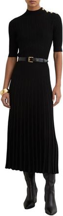 Reiss Harriet Wool Blend Double Breasted Jacket in Black at Nordstrom, Size X-Large