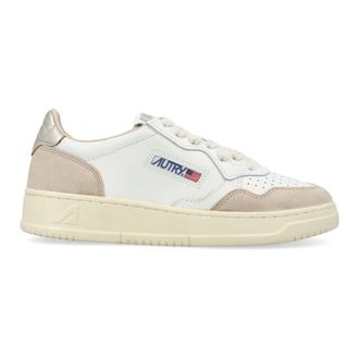 Autry Medalist Lage Sneakers - Heren - Sneakers - Wit - 37 EU - Katoen - Schoenen