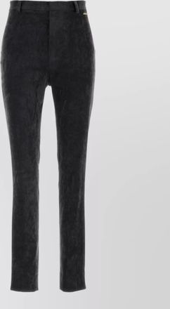 Gucci velvet slim-fit trousers