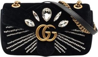 Gucci Pre-owned Cross Body Bags, female, Black, Size: ONE SIZE Pre-owned Shoulder Bag