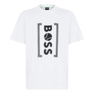 HUGO BOSS Tee Iconic TL - Heren - Tops - Wit - Maat: 2XL Katoen