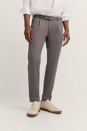 Bugatti Bundfaltenhose BUGATTI Tapered Fit, Herren, Gr. 32, L&auml;nge 34, braun (80, braun), 62% Polyester, 15% Lyocell, 13% Baumwolle, 7% Polyamid, 3% Elasthan, 