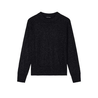 A|X Armani Exchange Round-neck Knitwear, female, Black, S, Regular fit crew neck Jumper