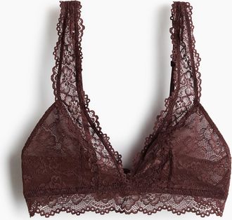 H&M Soft-BH aus Spitze - Brown