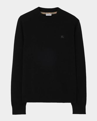 Burberry Clifford Logo Cashmere-Blend Sweater