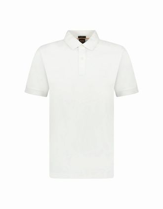 HUGO BOSS Mens Hugo Boss Passertip Polo T-Shirt in White - Size: 48