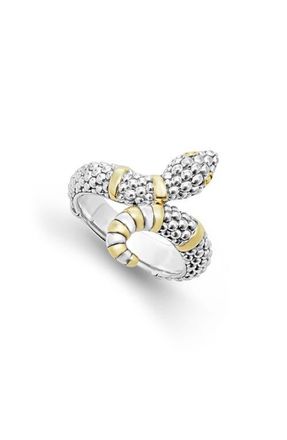 Lagos Rare Wonders Serpent Ring in Two-Tone at Nordstrom, Size 9