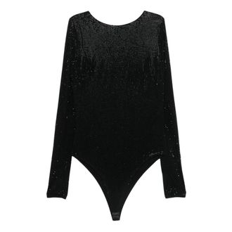Twentyfourhaitch Mujer, Camisetas, Negro, Talla: L