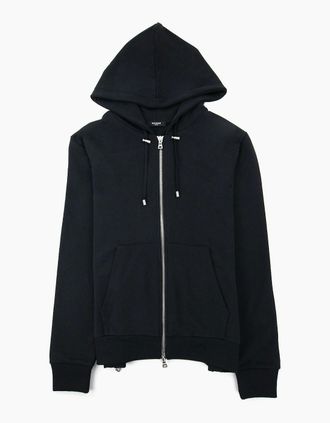 Balmain Mens Balmain Logo Print Drawstring Hoodie Black Eab - Size: Regular/36
