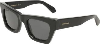 Ferragamo Grey Butterfly Ladies Sunglasses SF2105S 001 50