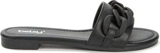 Betsy Zwarte Open Pantoffels voor Vrouwen - Dames - Sandalen - Zwart - 36 EU - Schoenen