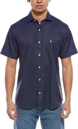 Tailorbyrd Tailorbyrd Geo Floral Printed Performance Shirt
