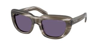 Prada PR D07S 26O70W Womens Sunglasses Grey Size 53