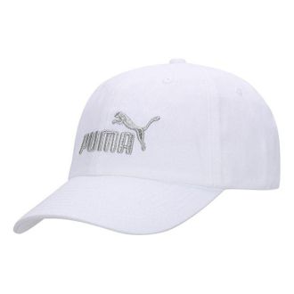 Puma Essential Baseball Cap White Sliver 022416-87