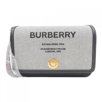 Burberry Pre-owned Cross Body Bags, female, White, Size: ONE SIZE Pre-owned Vintage Shoulder Bag