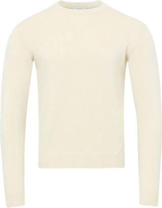 J.W.Anderson Trui met geribbelde afwerking en ronde hals - Wit